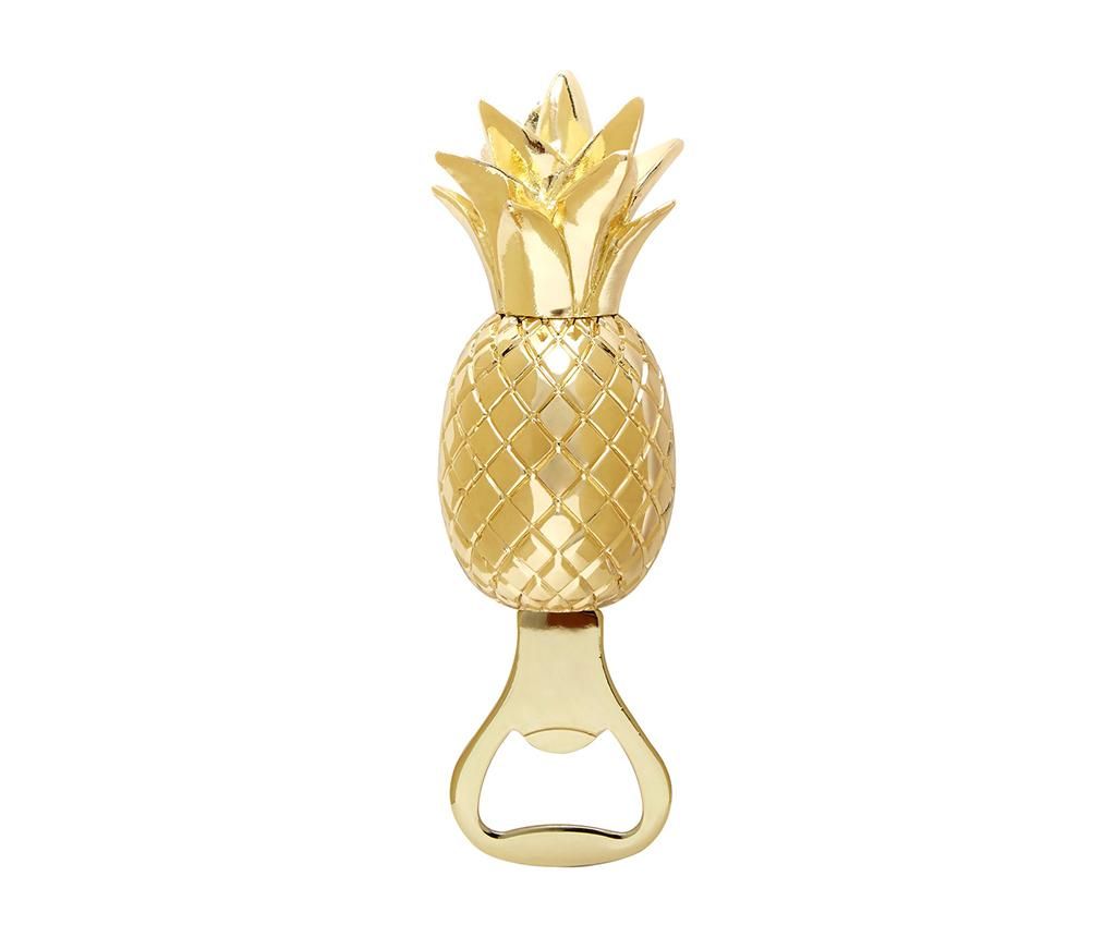 Deschizator pentru sticle Pineapple - Premier, Galben & Auriu