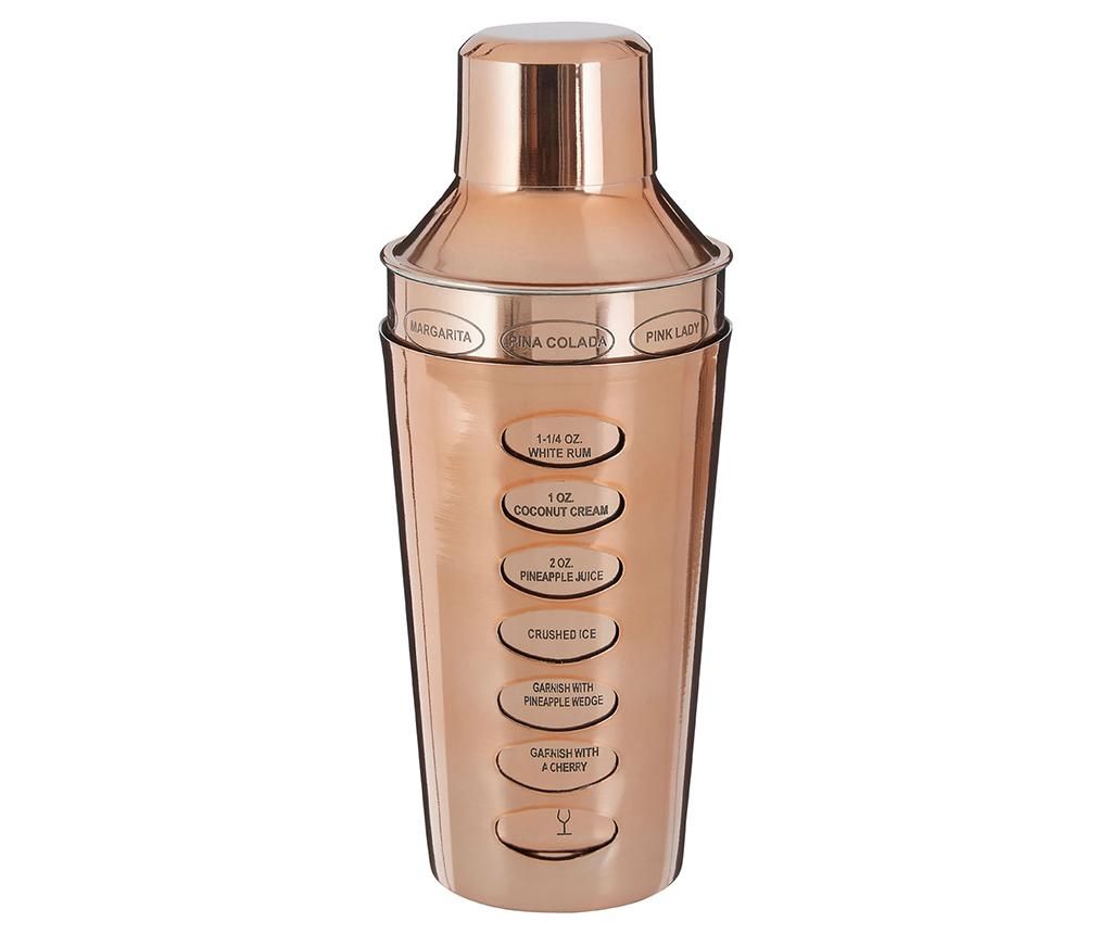 Shaker cocktail Recipe Rose Gold 500 ml - Premier, Galben & Auriu