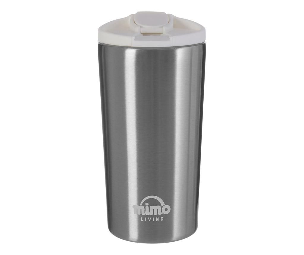 Cana de calatorie Mimo Pro Silver 250 ml - Premier, Gri & Argintiu