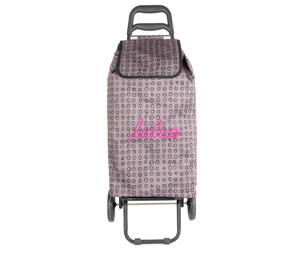 Carucior pentru cumparaturi Ridey Pink 37 L