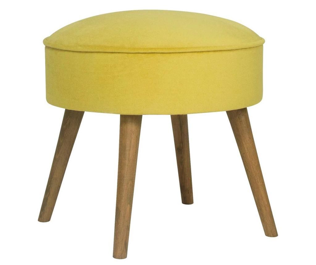 Scaunel Ze10 Design, Boyce Mustard, 45x45x41 cm - Ze10 Design, Galben & Auriu