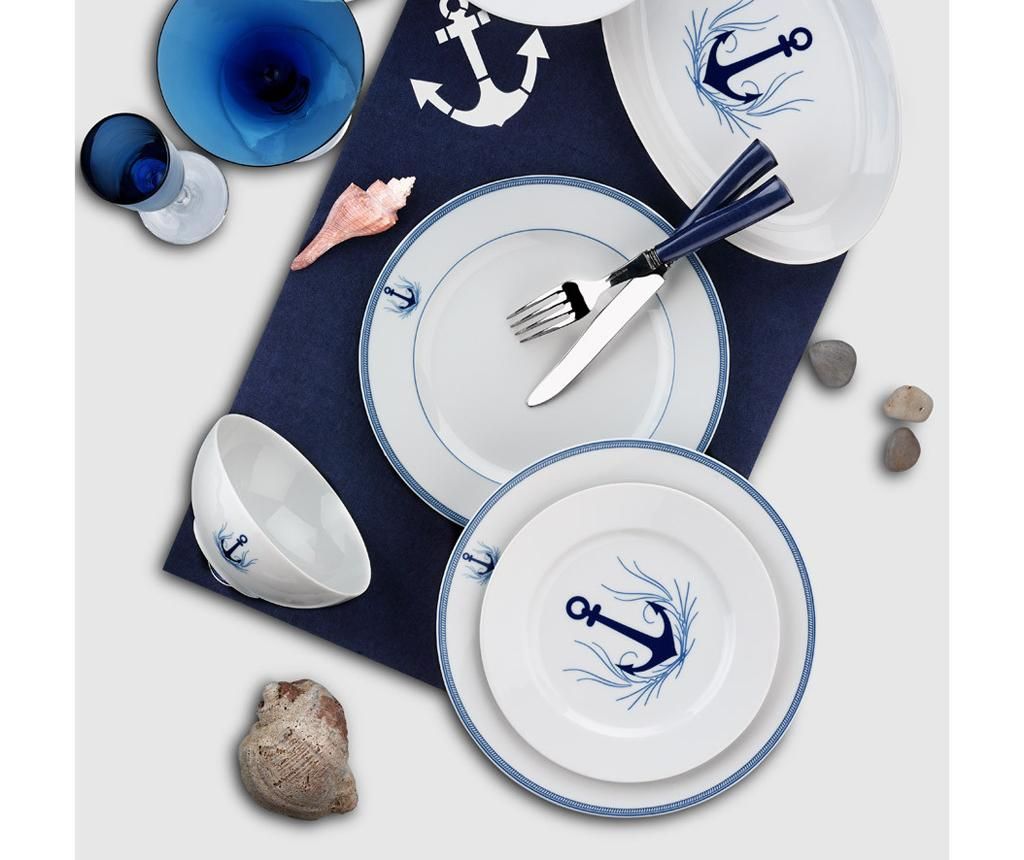 Set de masa 24 piese Dinner Sylvia - Kütahya Porselen, Multicolor imagine