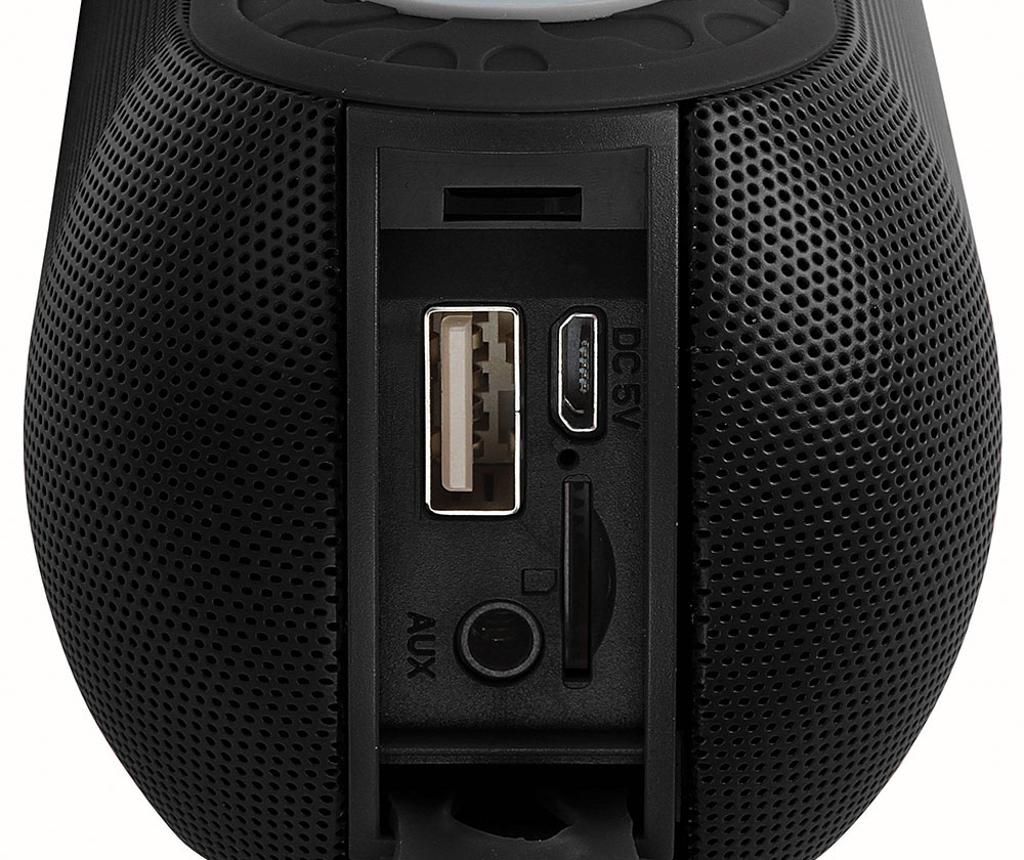 Boxa portabila cu bluetooth Clippy Black - Clip Sonic Technology, Negru - 2 | YEO