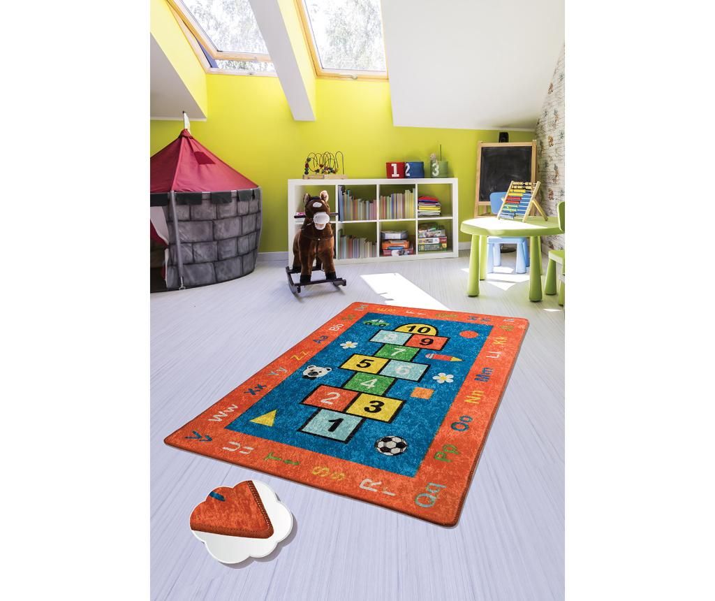 covor, copii, sotron, animale, litere, multicolor, colorat