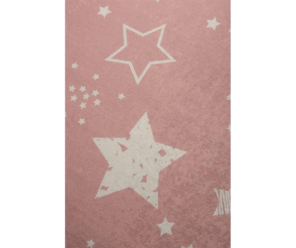 Covor Stars Pink 100x160 cm - Chilai, Multicolor - 2
