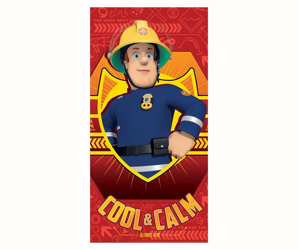 Prosop de plaja Fireman Sam Red