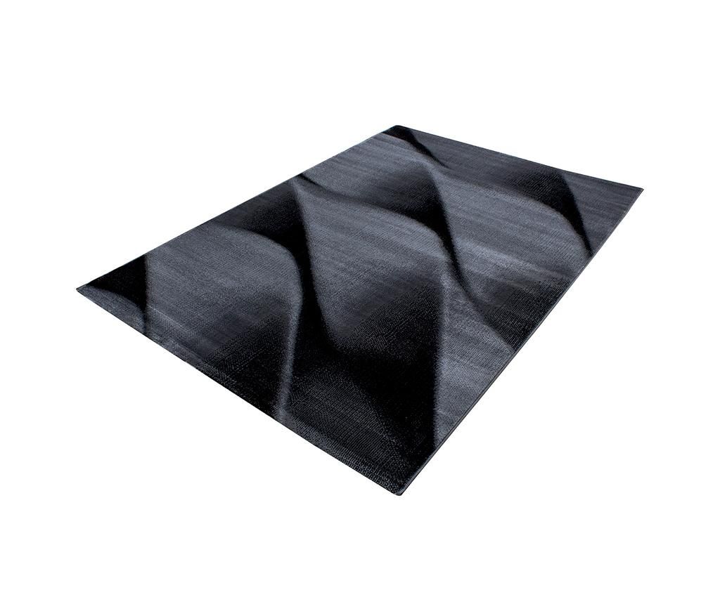 Covor Ayyildiz Carpet, Parma Black, 120×170 cm, polipropilena fixata termic, negru – Ayyildiz Carpet, Negru Ayyildiz Carpet imagine 2022