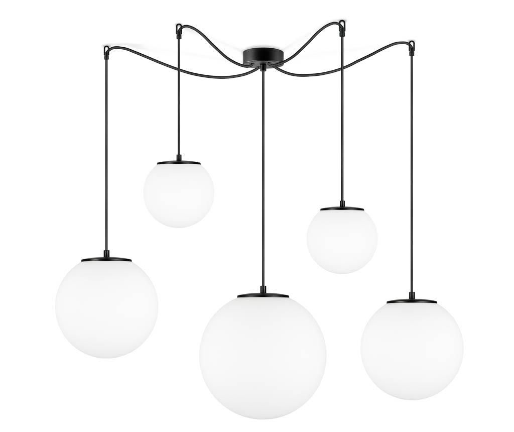 Lustra Tsuki Five Matte Opal - Sotto Luce, Negru