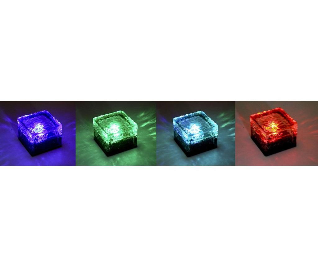 Set 4 lampi solare Ice Cube – Garden Pleasure, Multicolor Garden Pleasure imagine 2022