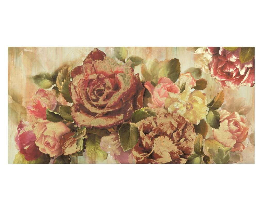 Tablou Antique Roses 70x150 cm - inart, Roz imagine