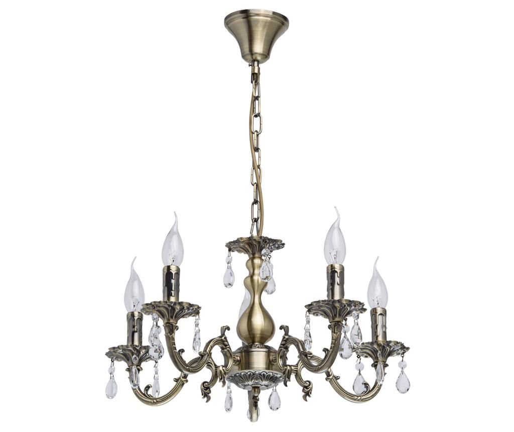 Candelabru Aurora 5 - Classic Lighting, Galben & Auriu