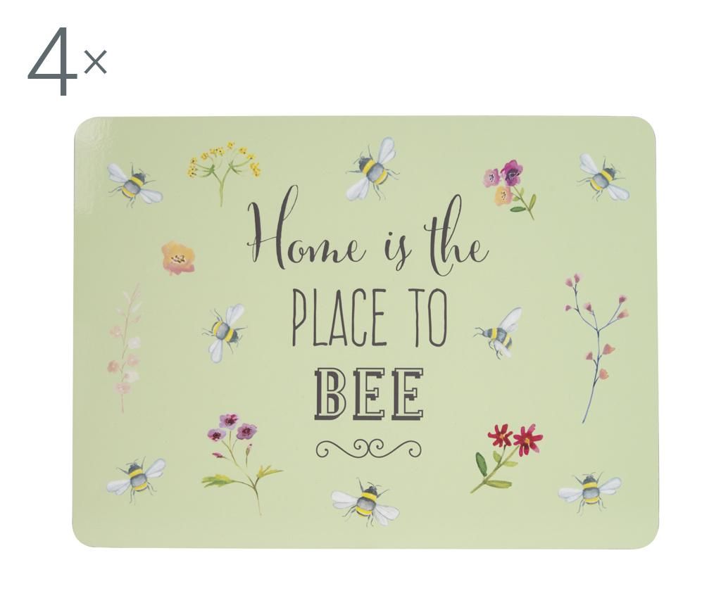 Set 4 individualuri Bee Happy 21.5x29.5 cm