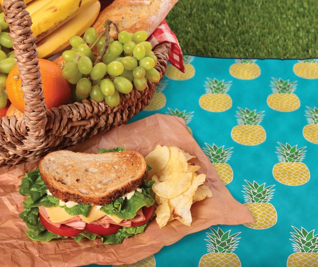 Patura pentru picnic Pineapples 127x152 cm