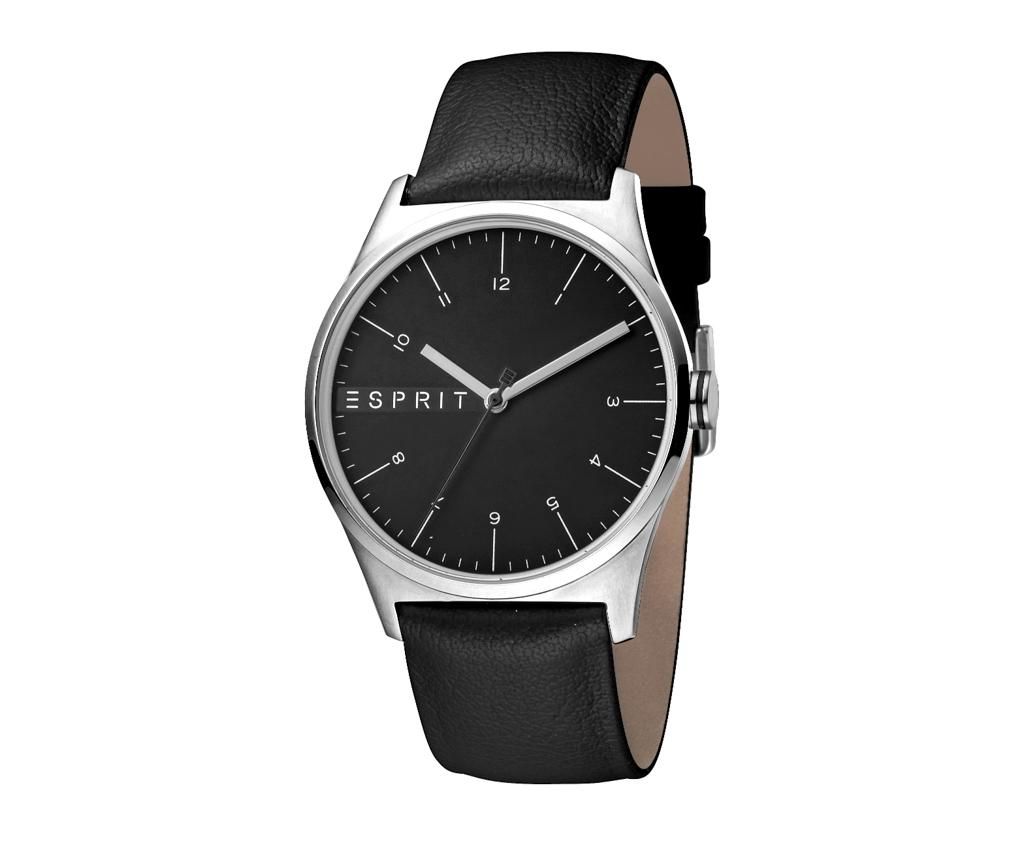 Ceas de mana barbati Esprit Essential Black and Silver Tone