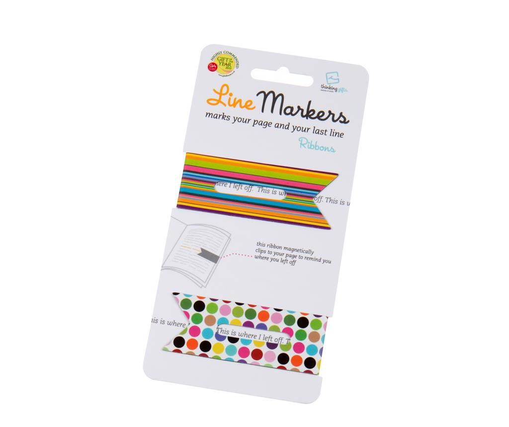 Set 2 semne pentru carte Linemarkers Ribbons