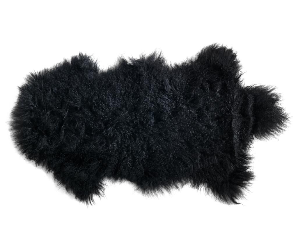 Covor Fur Black 50×90 cm – Tomasucci, Negru