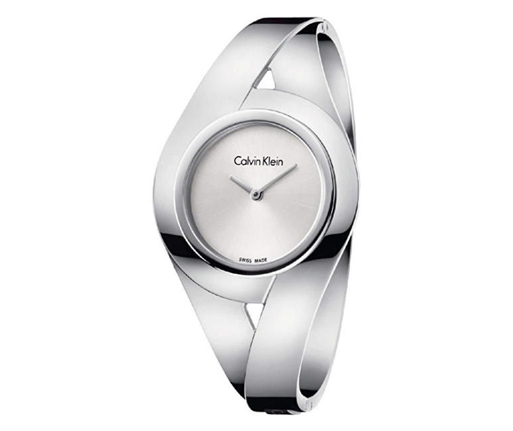 Ceas de mana dama Calvin Klein Sensual Silver and Silver Medium