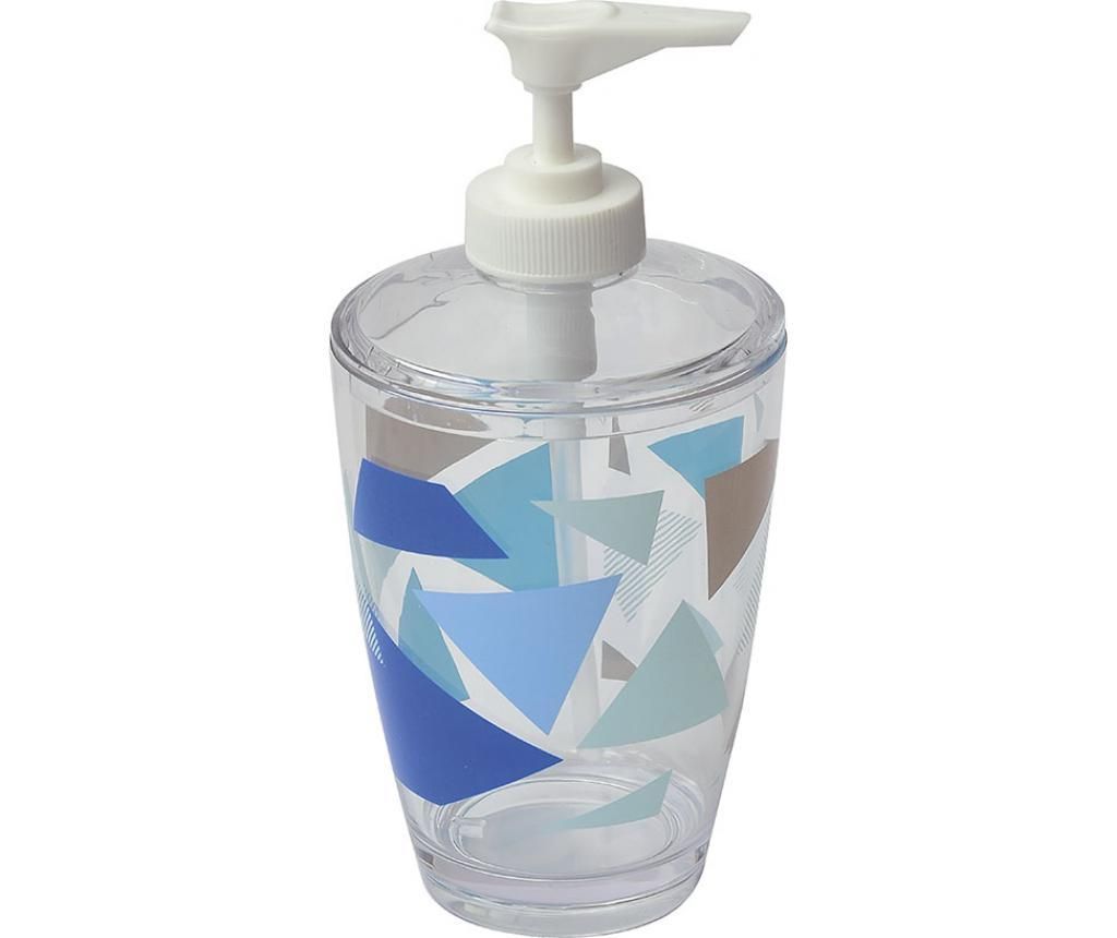 Dispenser pentru sapun lichid Tendance, Geometrik, plastic (acronotril stiren), 8x8x17 cm – Tendance, Multicolor Tendance