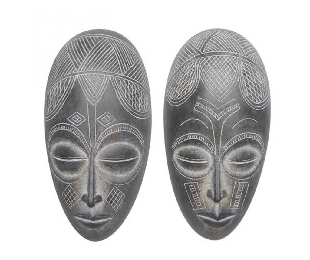 Set 2 decoratiuni de perete African