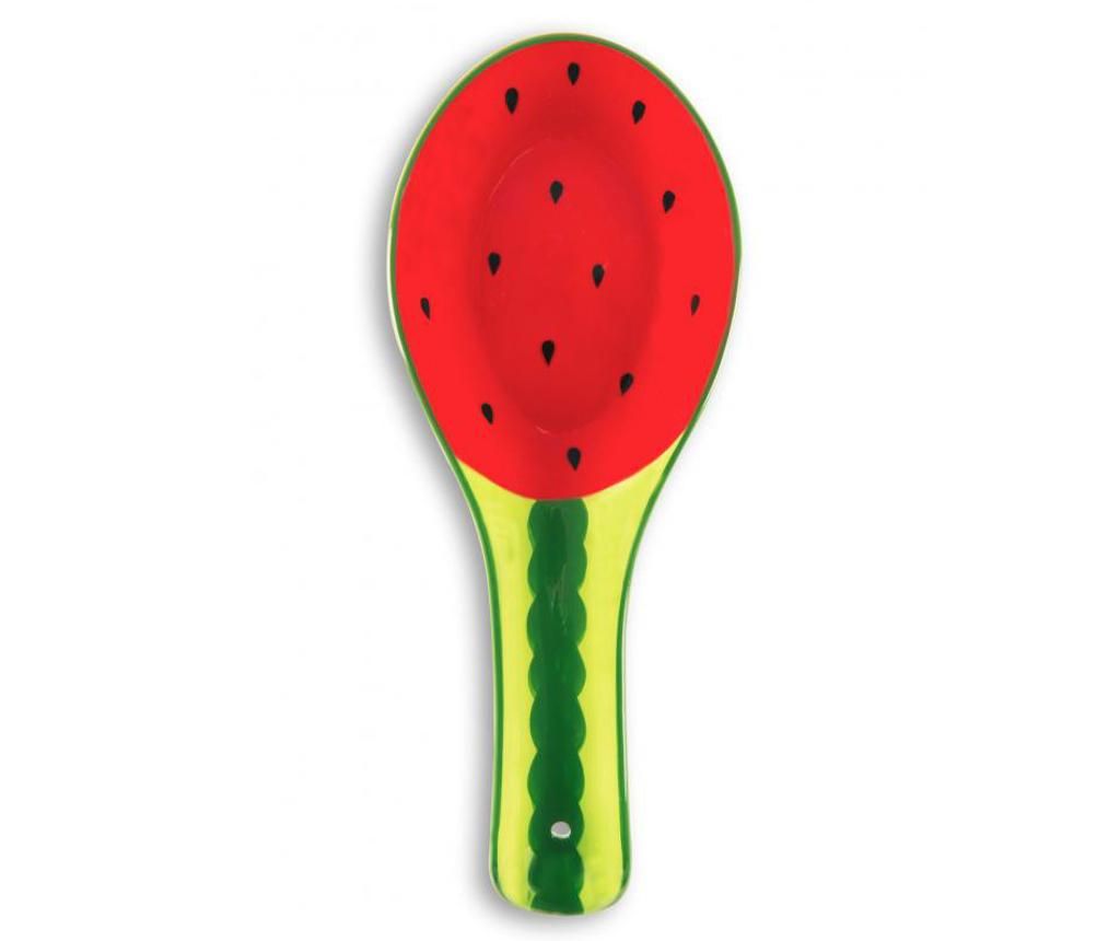 Suport pentru lingura Excelsa, Watermelon, ceramica, 26x10x3 cm – Excelsa, Rosu,Verde Excelsa imagine 2022