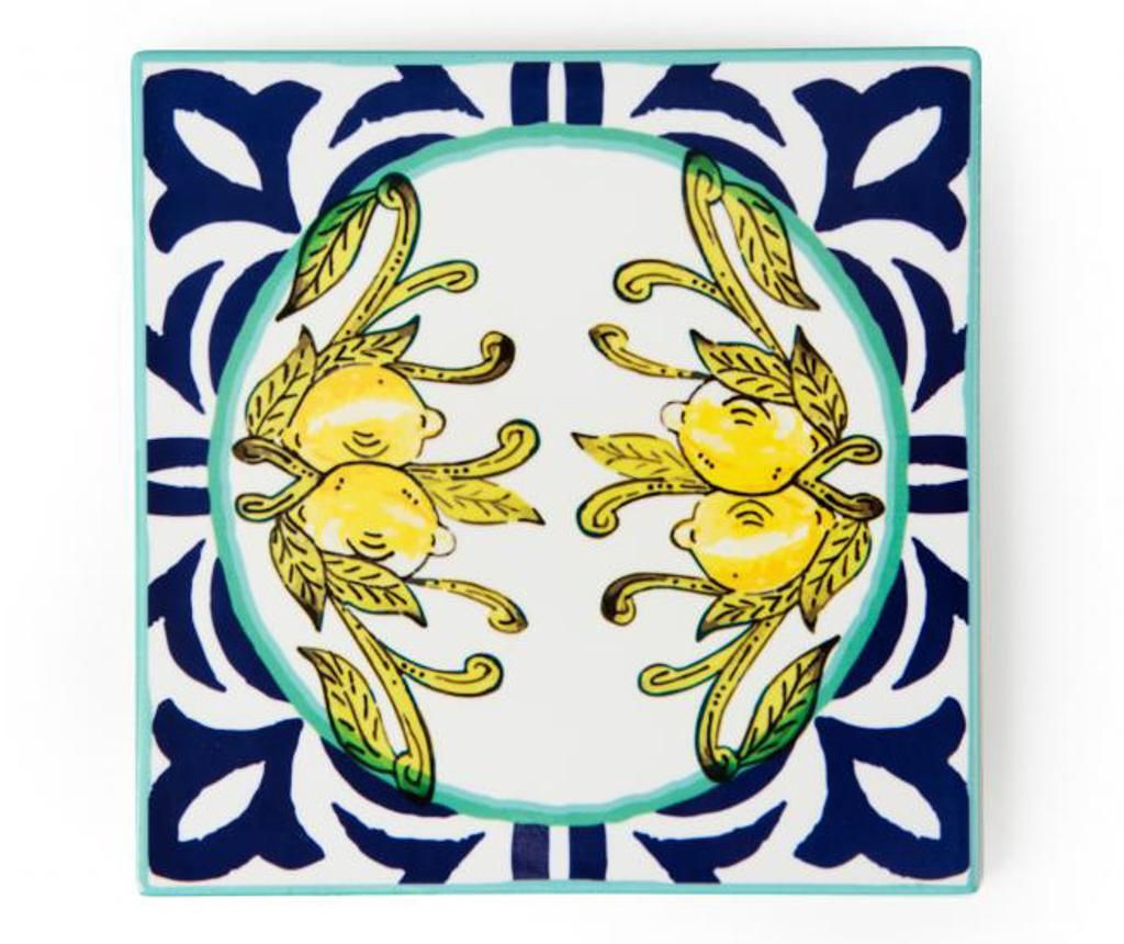 Suport pentru vase fierbinti Excelsa, Amalfi, ceramica, 15x15x1 cm – Excelsa, Multicolor Excelsa imagine 2022