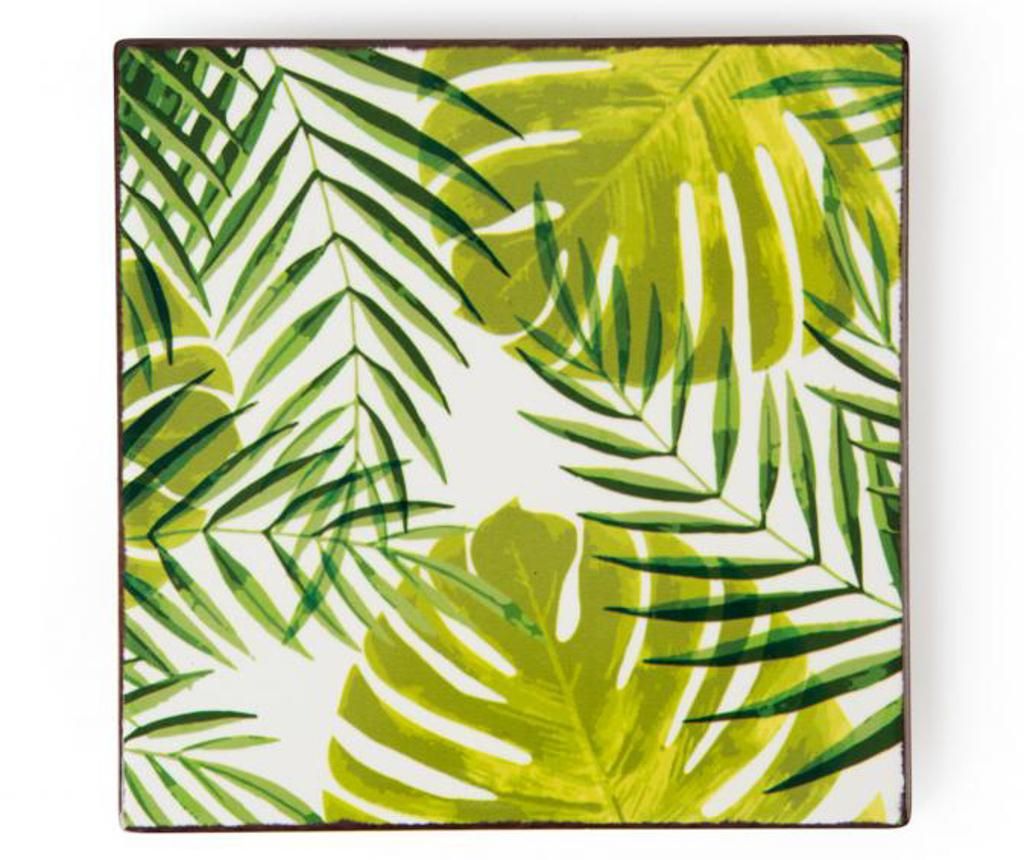 Suport pentru vase fierbinti Excelsa, Foliage, ceramica, 15x15x1 cm – Excelsa, Multicolor Excelsa imagine 2022