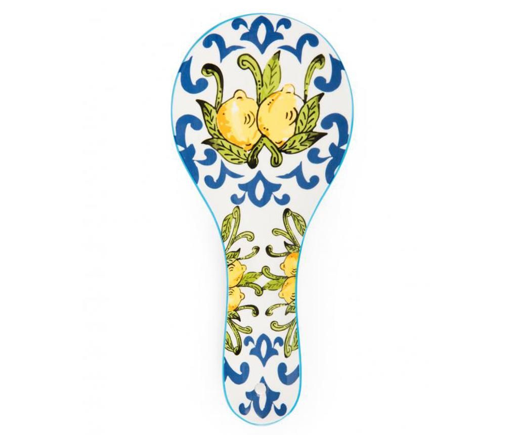 Suport pentru lingura Excelsa, Amalfi, ceramica, 24x11x2 cm – Excelsa, Verde Excelsa imagine 2022