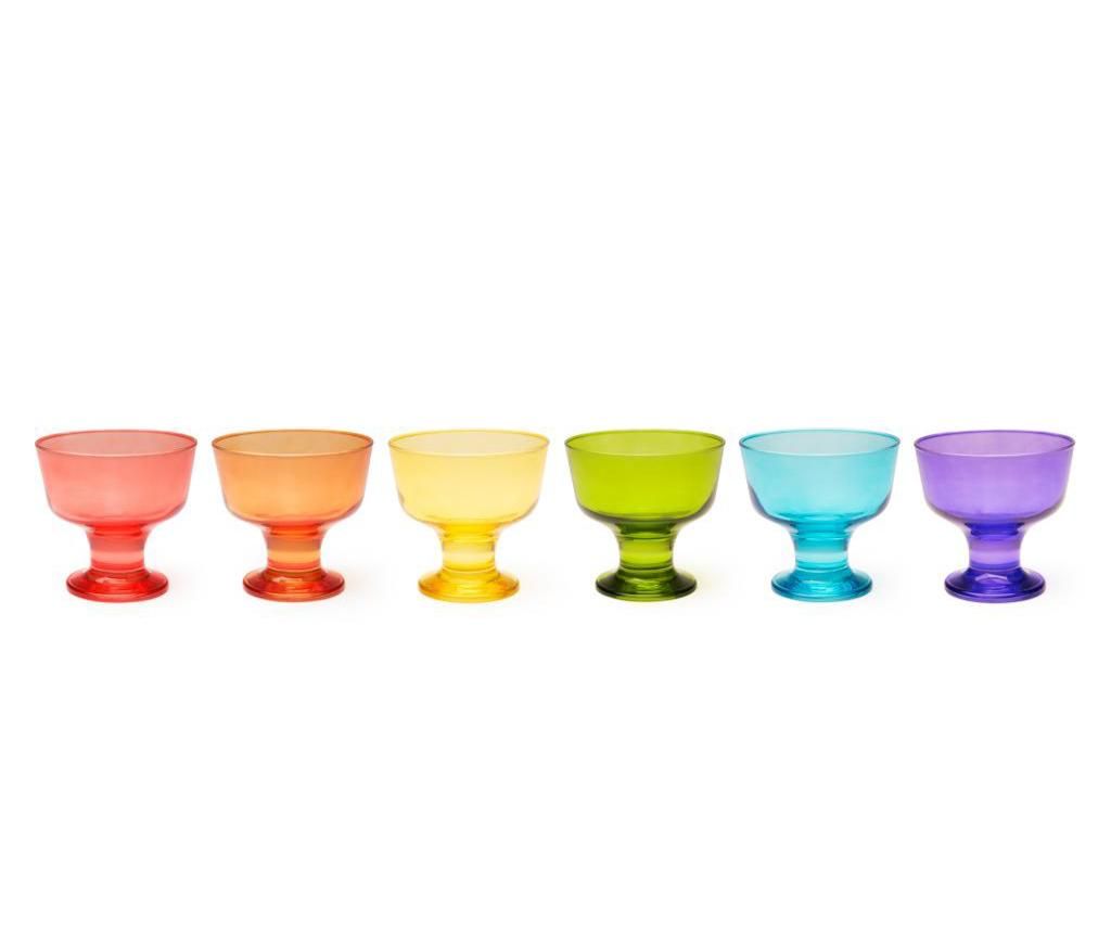 Set 6 cupe pentru inghetata Bilbao – Excelsa, Multicolor