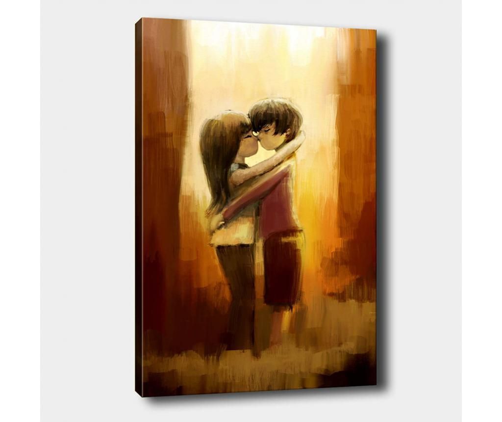 Tablou Love 100x140 cm - Tablo Center, Multicolor