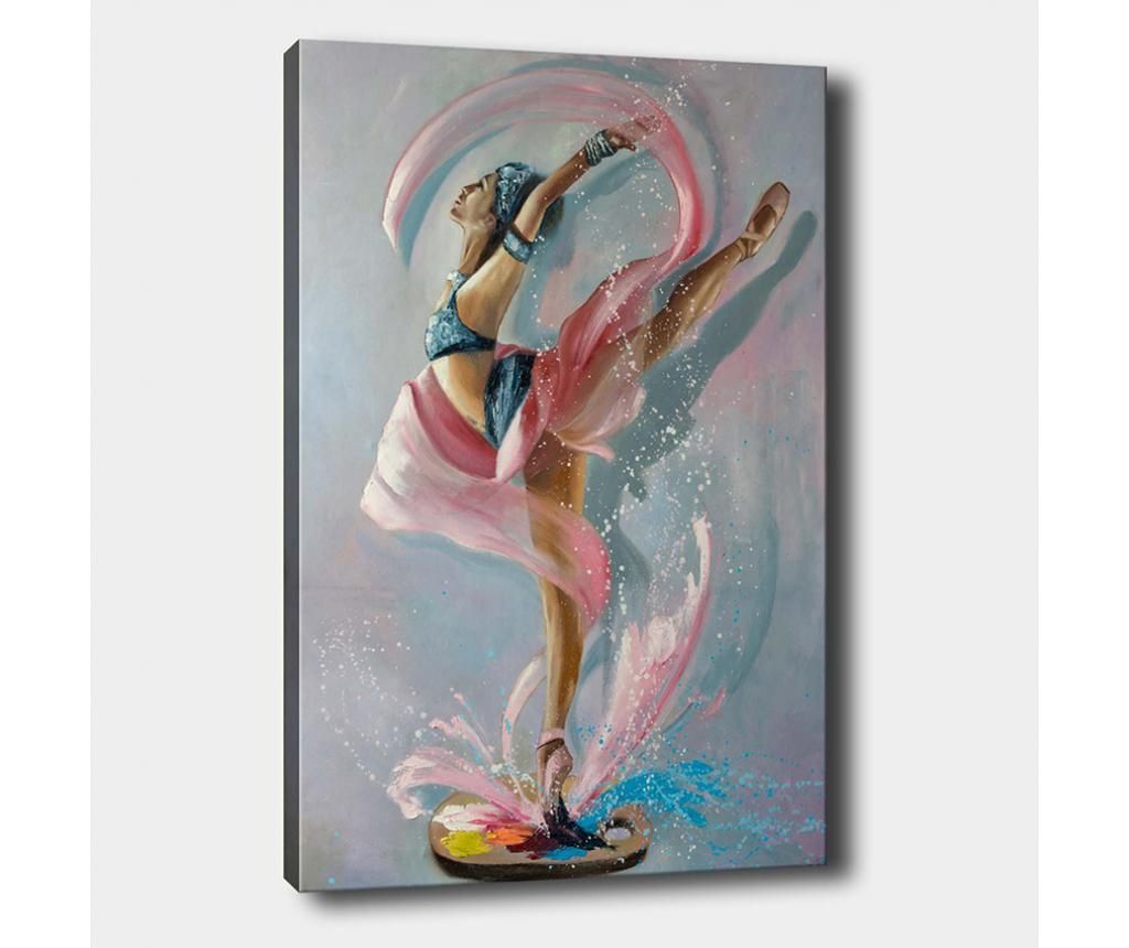 Tablou Tablo Center, Ballerina, canvas din bumbac, 40x60 cm - Tablo Center, Multicolor