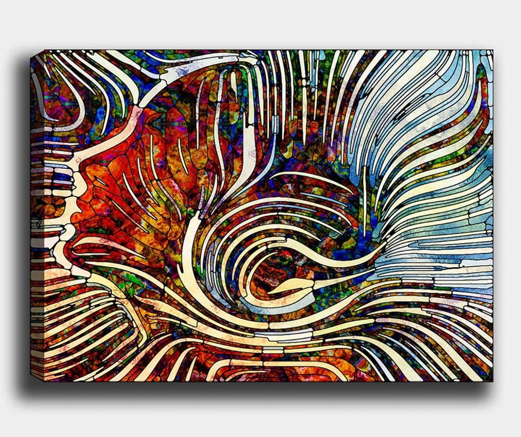 Tablou Enlightment 70×100 cm – Tablo Center, Multicolor