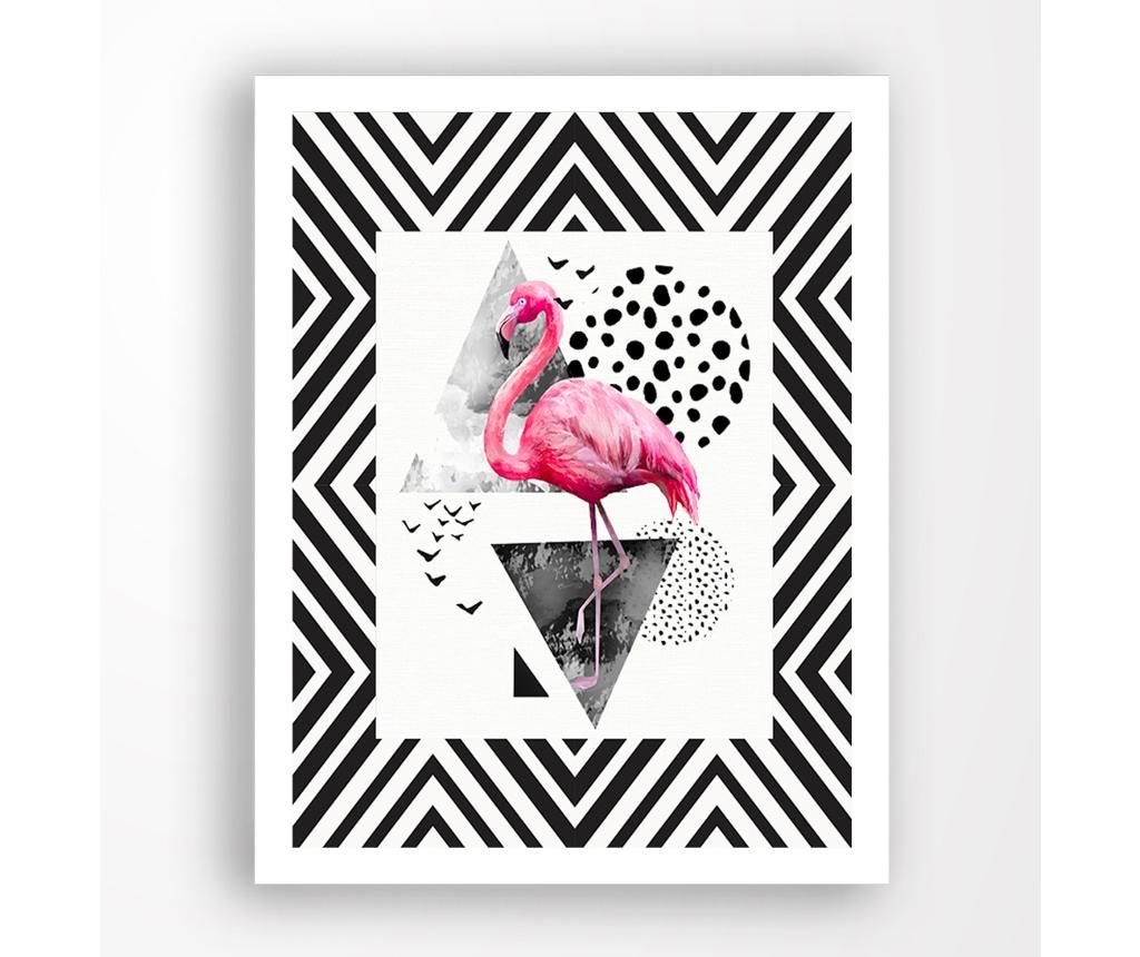 Tablou Flamingo 24x29 cm