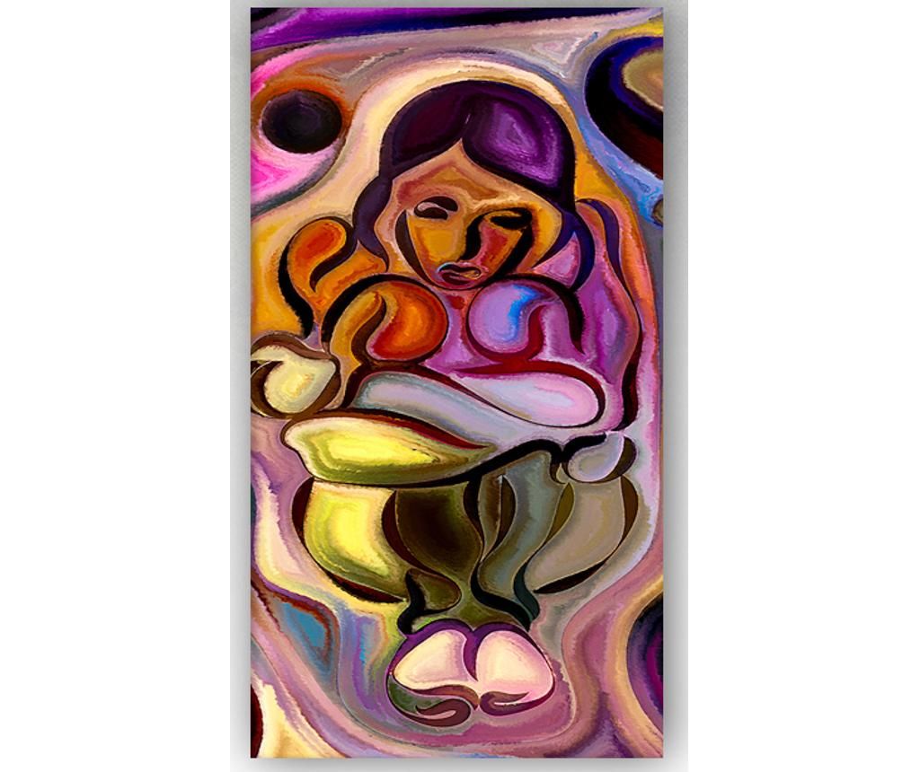 Tablou Thoughtful Woman 60x140 cm