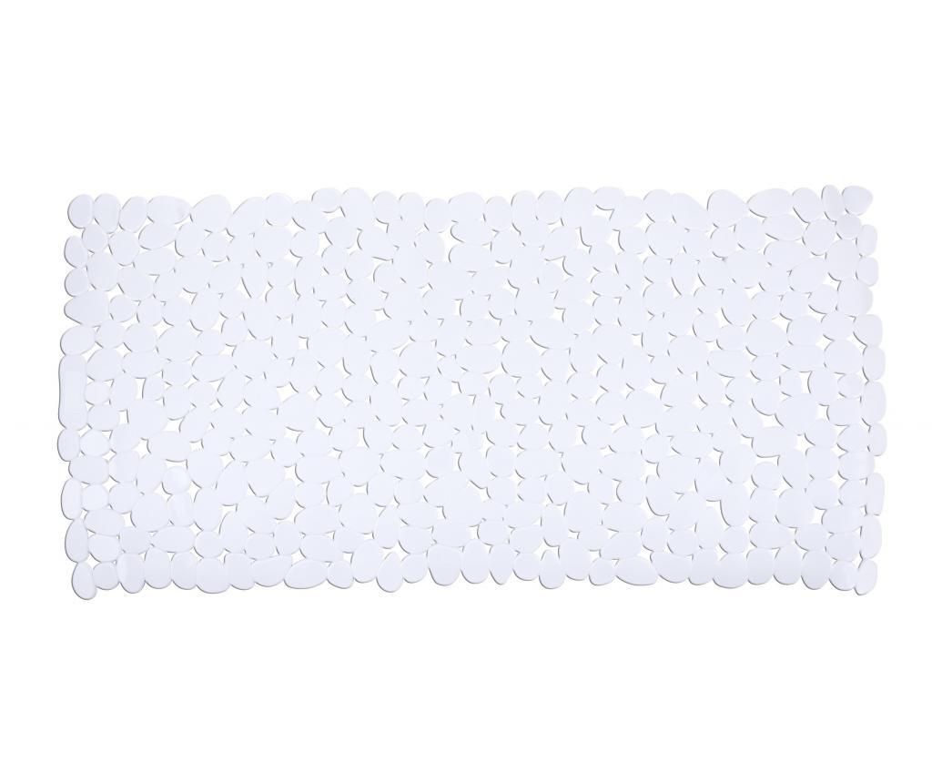 Covoras pentru cada Wenko, Paradise White, elastomer termoplastic (TPR), 36x71 cm - Wenko, Alb