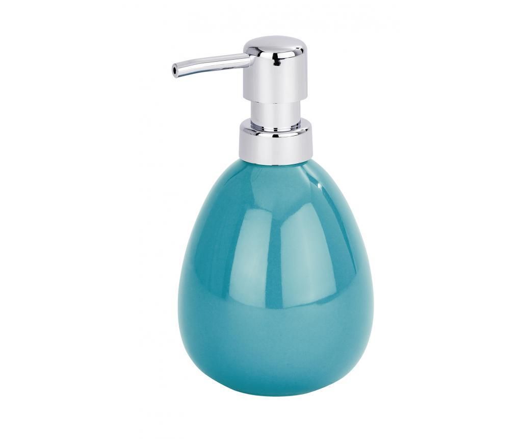 Dispenser pentru sapun lichid Wenko, Polaris Petrol, ceramica, 10x9x16 cm – Wenko, Albastru vivre.ro imagine 2022