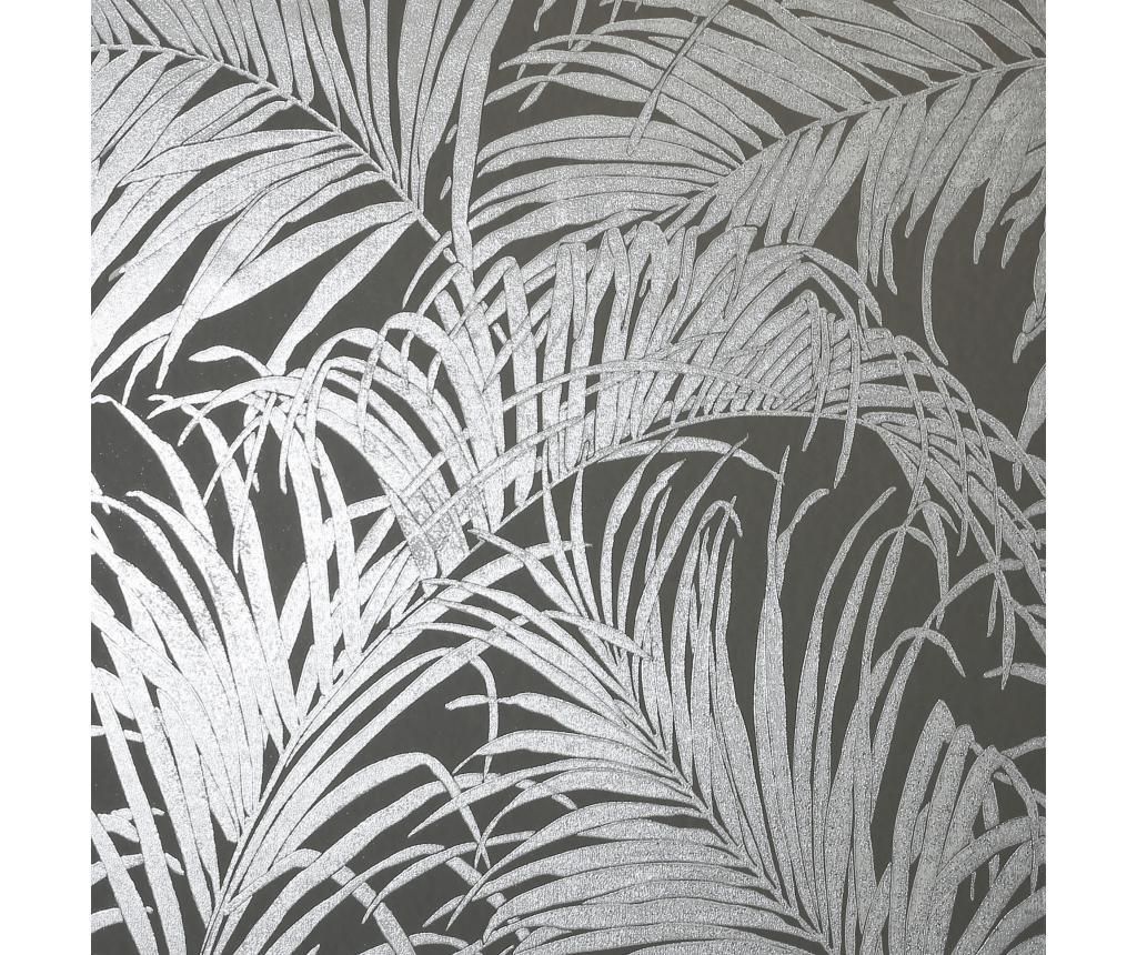 Tapet Palm Gunmetal Grey Kiss Foil 53x1005 cm - Arthouse