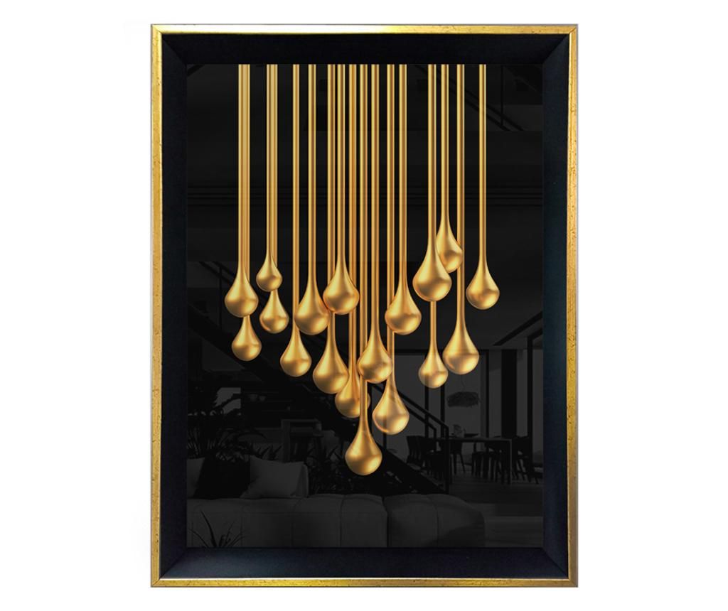 Tablou Falling Drops 45x65 cm