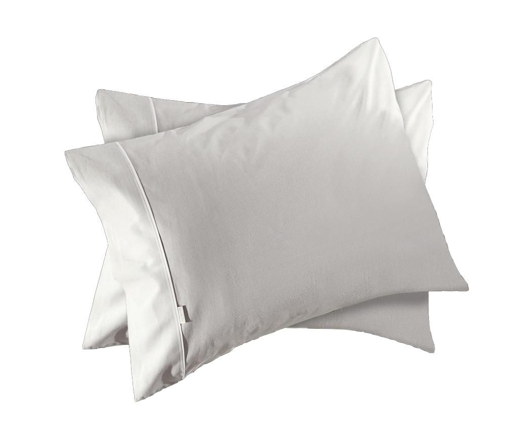 Set 2 fete de perna Guy Laroche Home Reserve Silver 52x72 cm - Guy Laroche, Multicolor