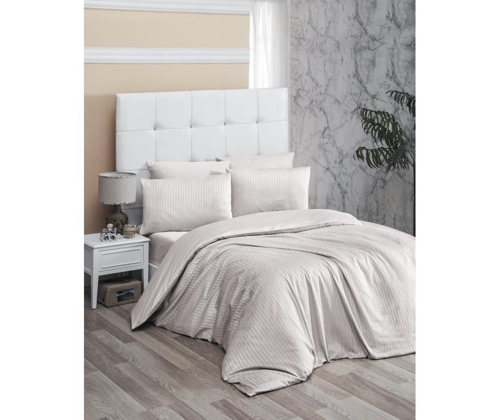 Lenjerie de pat Double Extra Satin Beige 150x210