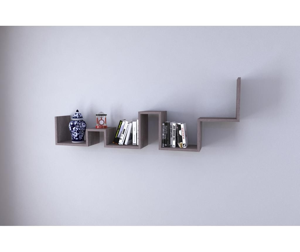 Raft de perete - Oyo Concept, Gri & Argintiu
