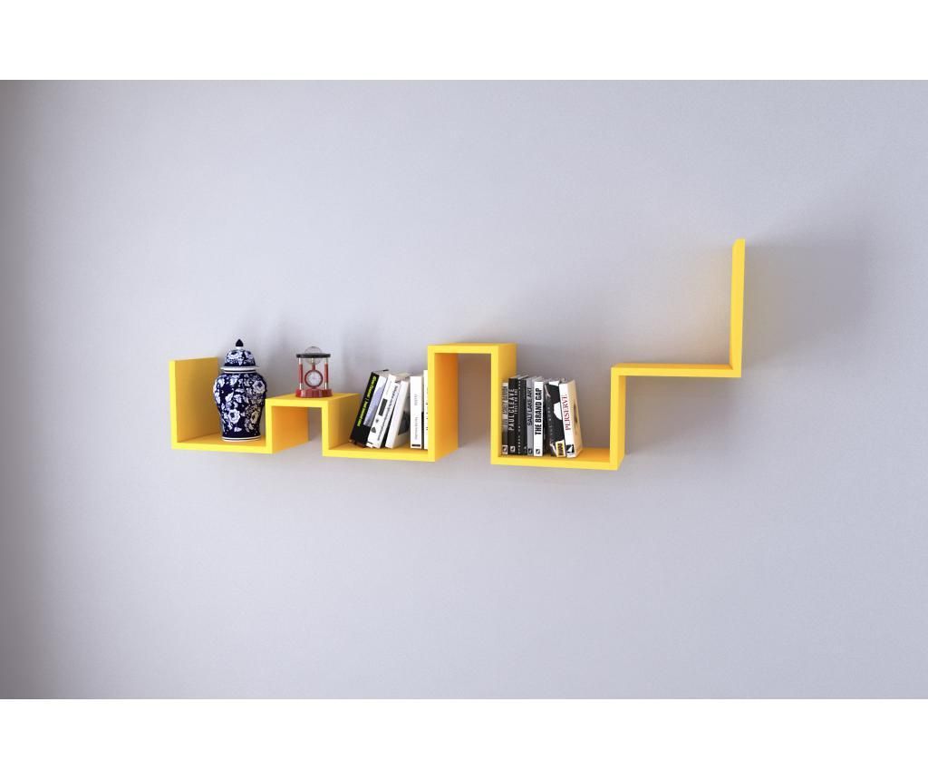 Raft de perete - Oyo Concept, Galben & Auriu