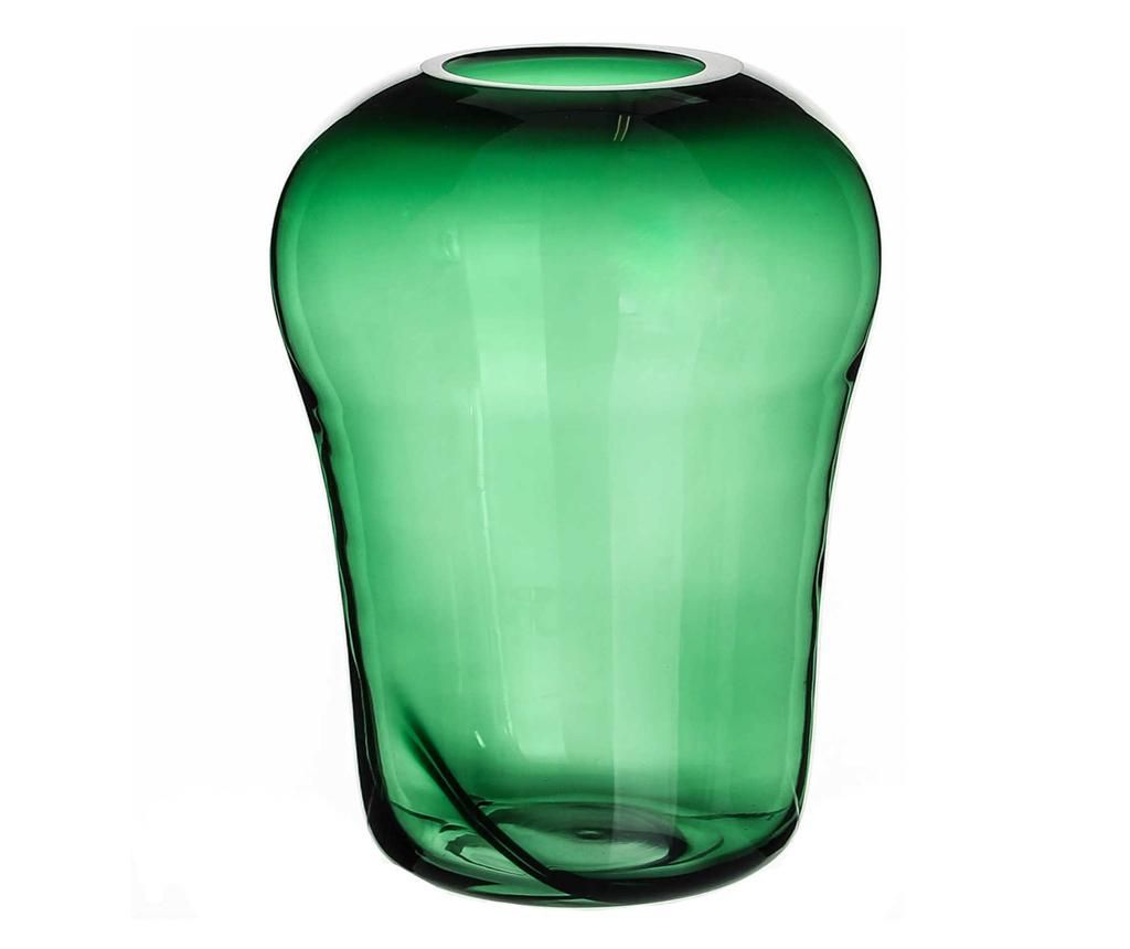 Vaza Ixia, sticla, 22x22 cm - Ixia, Verde