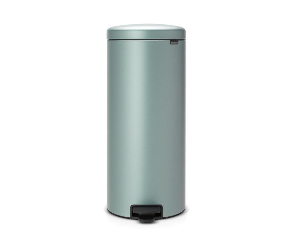 Cos de gunoi cu capac si pedala Brabantia New Icon Mint 30 L - Brabantia, Verde