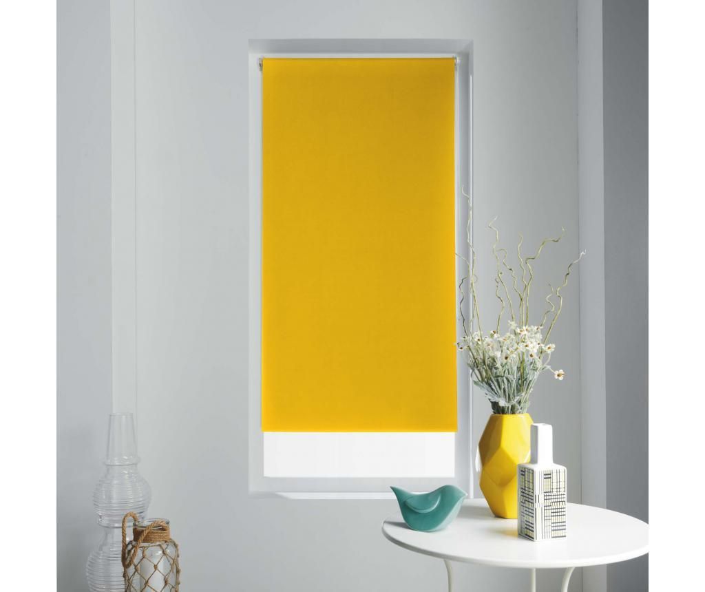 Jaluzea tip rulou Occult Yellow 90x180 cm