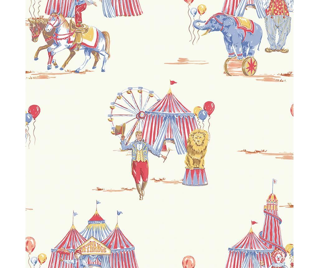 Tapet Circus Fun Red/Blue 53x1005 cm - Arthouse, Multicolor