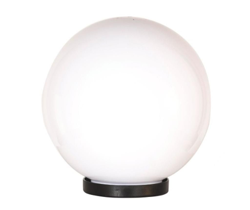 Lampa de exterior Vidik, PVC (policlorura de vinil), negru/alb, 25x25x25 cm – Vidik, Alb Vidik imagine 2022