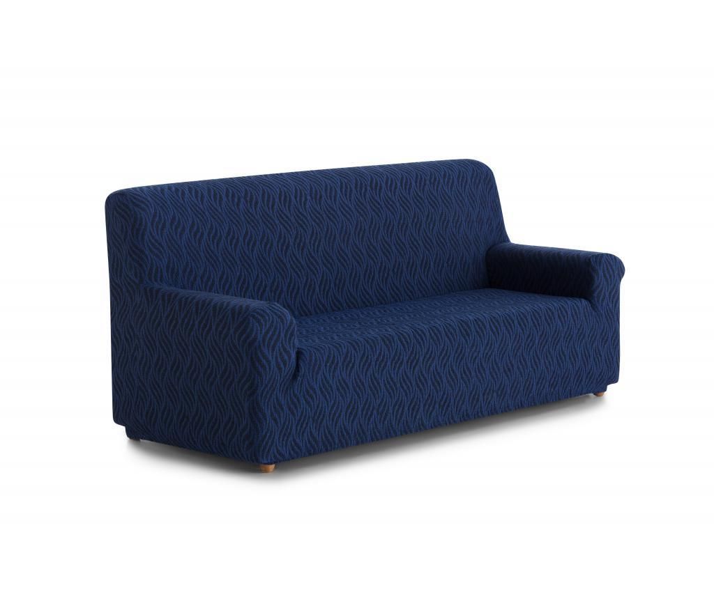 Husa elastica pentru canapea Picaso 170x210 cm - Blindecor, Albastru