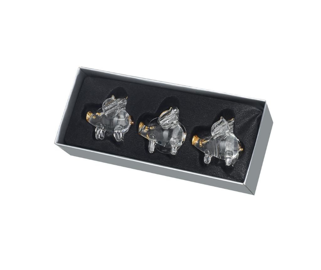 Set 3 decoratiuni suspendabile Pig