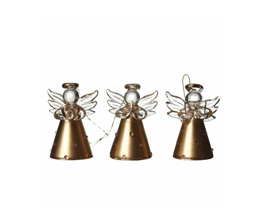 Set 3 decoratiuni suspendabile Polka Angels