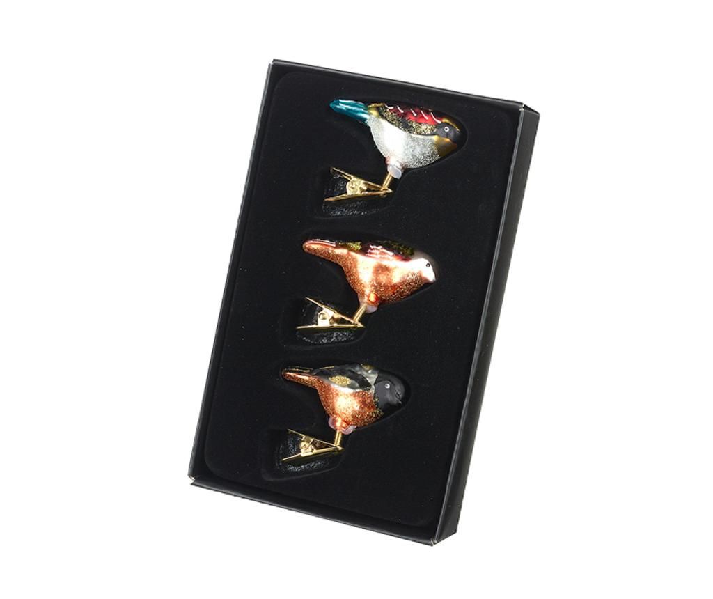 Set 3 decoratiuni suspendabile Birds